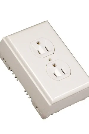 Legrand Rectangle Plastic 1 gang Outlet Kit Ivory Bargain