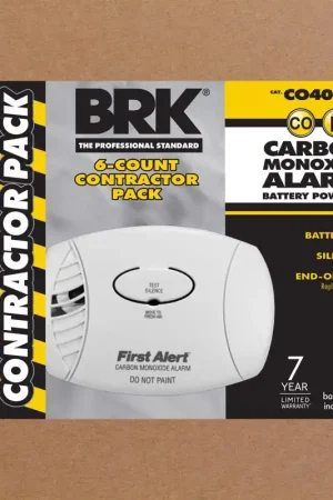 BRK Battery-Powered Electrochemical Carbon Monoxide Detector Hot Deal