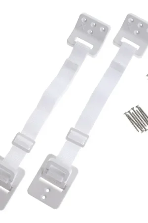 Free Returns Dreambaby White Plastic Furniture Anchors 2 pk
