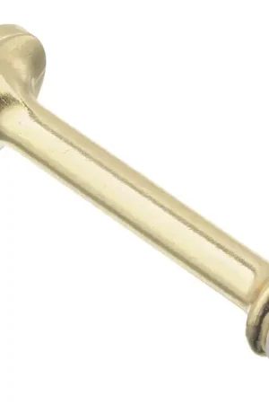 Ace 3 in. W Metal Bright Gold Rigid Door Stop Mounts to door and wall 1/8 in., Pack of 5 Today Only