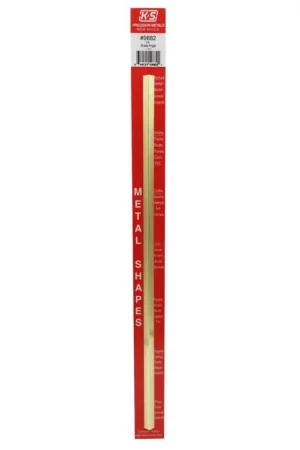 Budget K&S 0.014 in. X 0.25 in. W X 12 in. L Brass Angle