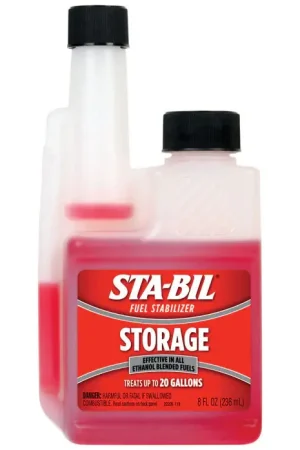 STA-BIL Storage Ethanol/Gasoline Fuel Stabilizer 8 oz, Pack of 12 Super Sale