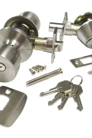 Reduced Price US Hardware RV Knob and Deadbolt Door Lock Set 1 pk