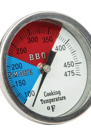 Old Smokey Products Analog Grill Thermometer Gauge Special Discount