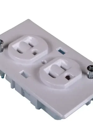 Budget US Hardware 15 amps RV Receptacle Conventional Duplex 1 pk