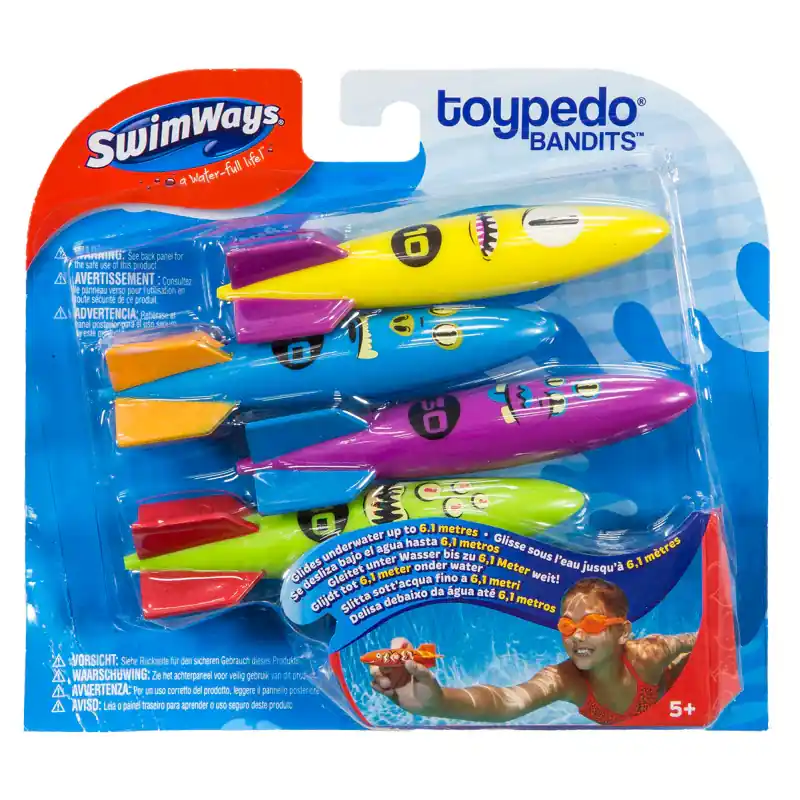 Swimways Toypedo Assorted Plastic Rockets Pool Diving Toy Free Returns