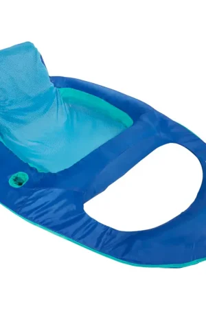 Best Price Swimways Blue Fabric/Mesh Inflatable Recliner Pool Float
