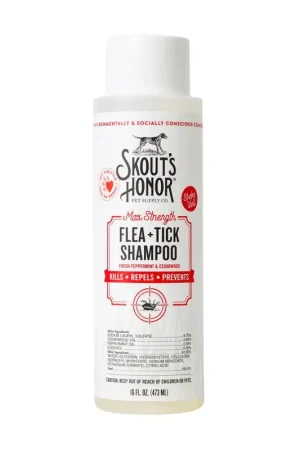 Skout's Honor White Cedarwood/Peppermint Dog Flea and Tick Shampoo 16 oz 1 pk Save Now