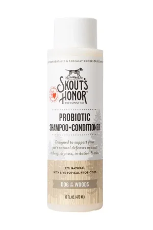 Skout's Honor Sandalwood Vanilla Cat/Dog Shampoo and Conditioner 16 oz 1 pk New Arrival
