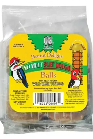 C&S Suet Balls All Wild Birds Peanut Dough 1.05 lb Buy Today