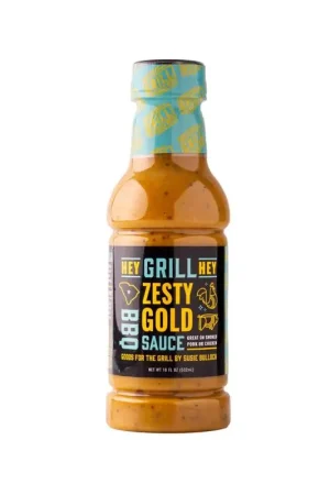 Hey Grill Hey Zesty Gold BBQ Sauce 18 oz While Supplies Last