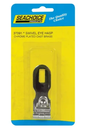 Affordable Seachoice Chrome-Plated Brass 3 in. L X 1 in. W Swivel Eye Hasp 1 pk