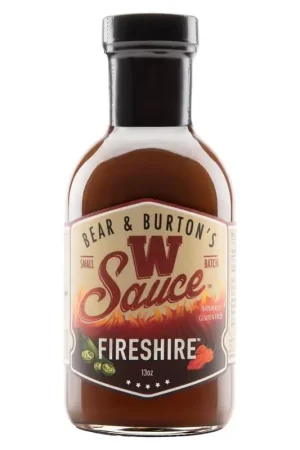 Exclusive Offer The W Sauce Bear & Burton's Fireshire Sauce 12 oz, Pack of 6