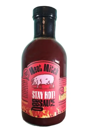 Meat Mitch Stay Hot Spicy BBQ Sauce 19.6 oz Budget