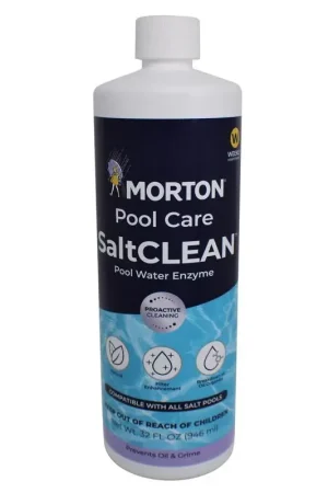 Morton Pool Care SaltCLEAN Liquid Enzyme Cleaner 32 oz Premium