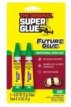 The Original Super Glue Future Glue Super Strength Clear All Purpose Super Glue 2 pk, Pack of 12 Price Cut