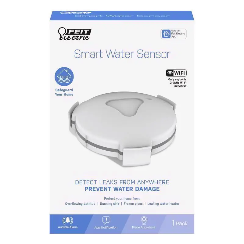 Feit Smart Home Smart-Enabled Water Leak Sensor Genuine