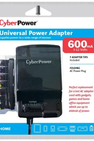 CyberPower 22 AWG 3-12 V 2.3 in. L Power Adapter Markdown