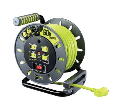 Masterplug 60 ft. L PVC Cord Reel Next Day Delivery