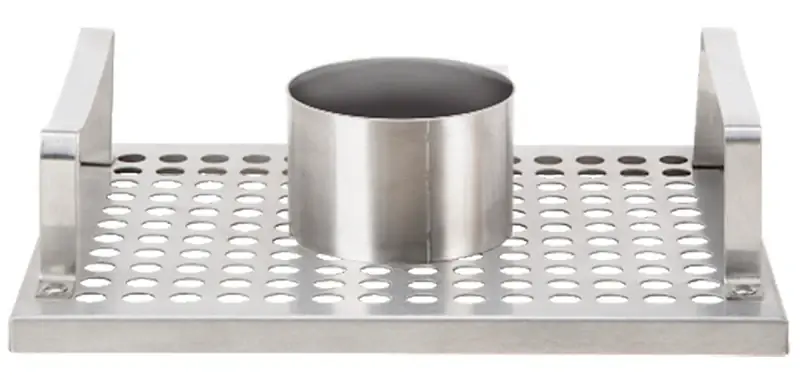 Omaha BBQ-22760 Chicken Roaster, 8-3/4 in L, Stainless Steel, Build-in Handle Must Have