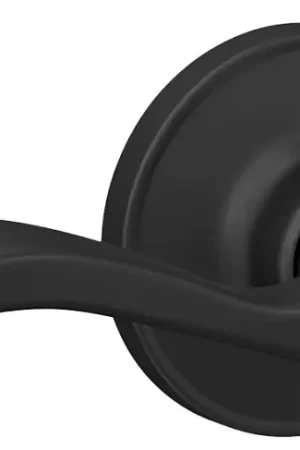 Schlage J Series J40 SEV 622 Privacy Lever, Mechanical Lock, Matte Black, Metal, Residential, 3 Grade, 1/BX New Release