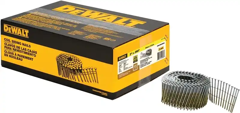 Secure Checkout DEWALT DWC6R90BDG Siding Nail, 2 in L, 13 ga, Steel, Galvanized, Round Head, Ring Shank