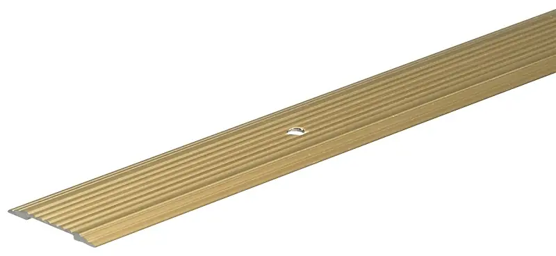 Frost King H433FB/3 Seam Binder, 3 ft L, 1-1/4 in W, Fluted Surface, Aluminum, Gold, Satin Super Sale