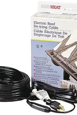 EasyHeat ADKS Series ADKS150 Roof and Gutter De-Icing Cable, 30 ft L, 120 V, 150 W Limited Offer
