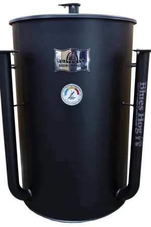 Blues Hog Gateway Drum Smokers Charcoal/Wood Drum Smoker Black High Quality