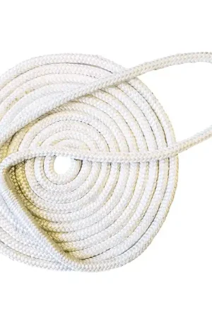 Tommy Docks 3/8 in. D X 15 ft. L White Diamond Braided Nylon Dock Line Brand New
