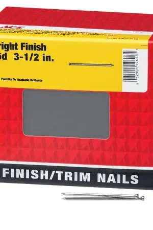 Ace 16D 3-1/2 in. Finishing Bright Steel Nail Countersunk Head 5 lb High Quality
