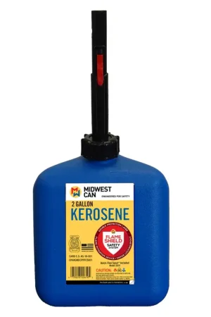 Deal Midwest Can Quick Flow Spout Plastic Kerosene Can 2 gal