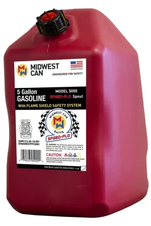Midwest Can Speed-Flo Spout Plastic Gas Can 5 gal Cheap