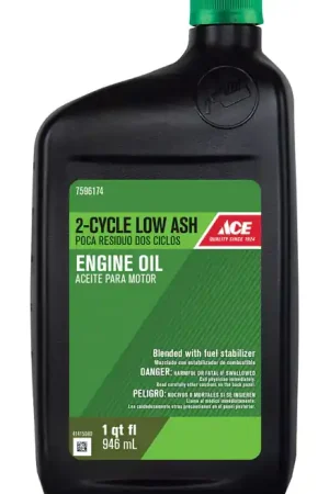 Top Rated Ace 2-Cycle Low Ash Engine Oil 1 qt, Pack of 6