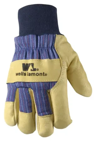 Big Sale Wells Lamont Men's Outdoor Cold Weather Work Gloves Blue/Tan XXL 1 pk