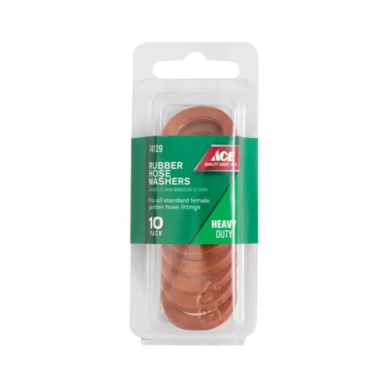 Mega Sale Ace 3/4 in. Rubber Non-Threaded Female Hose Washer, Pack of 12