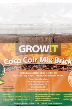 Growit Organic All Purpose Coco Coir Mix Brick 0.32 cu ft Save Now