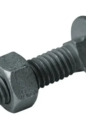 Yardlink .709 in. H Silver Steel Carriage Bolts Direct From Factory