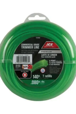 Ace Premium Commercial Grade 0.080 in. D X 140 ft. L Trimmer Line, Pack of 6 Must Have