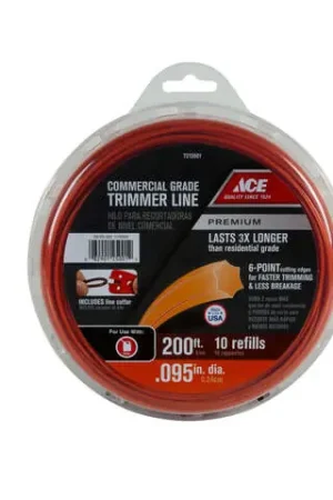 Ace Premium Commercial Grade 0.095 in. D X 200 ft. L Trimmer Line, Pack of 6 In Demand