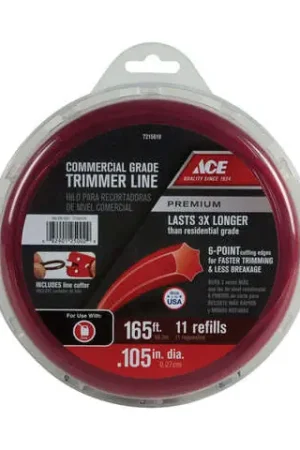 Ace Premium Commercial Grade 0.105 in. D X 165 ft. L Trimmer Line Shop Now