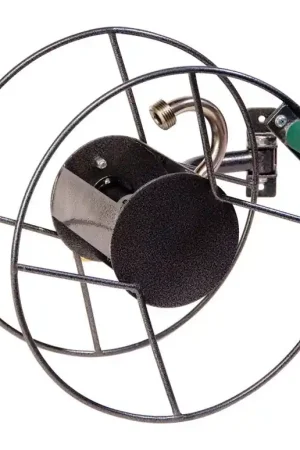 Today Only Yard Butler 75 ft. Silver Wall Mounted Hose Reel
