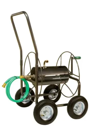 Place Order Yard Butler 400 ft. Silver Wheeled Hose Reel Cart