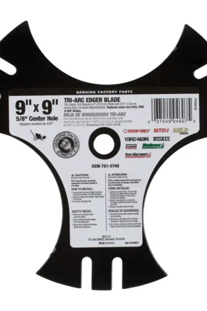 Arnold 9 in. L Edger Blade Limited Time
