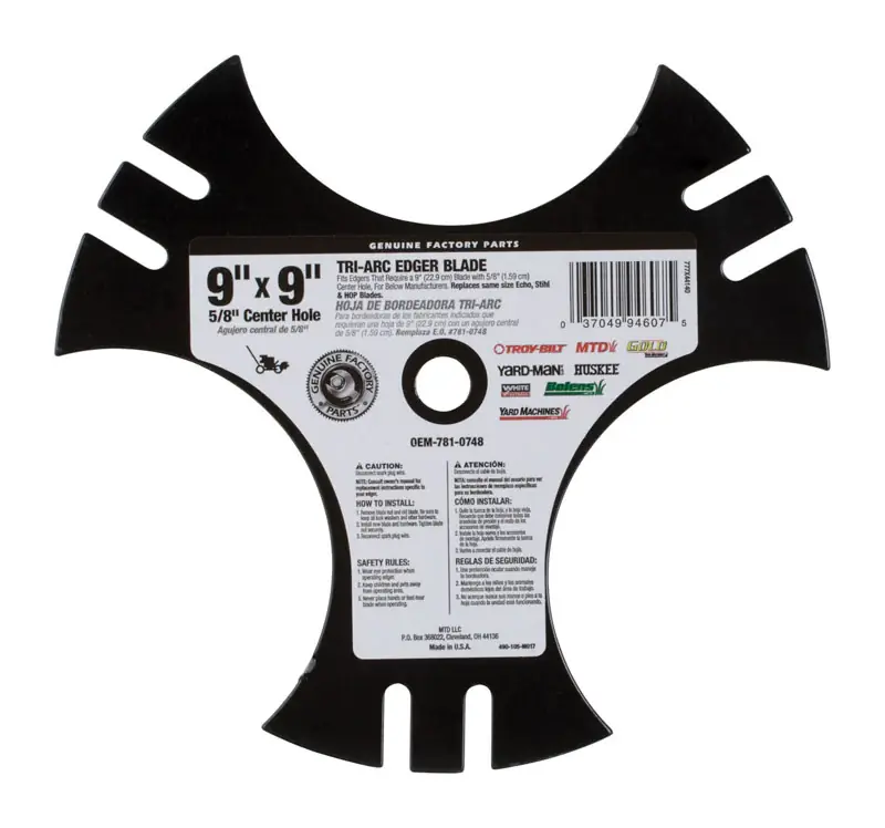 Arnold 9 in. L Edger Blade Limited Time