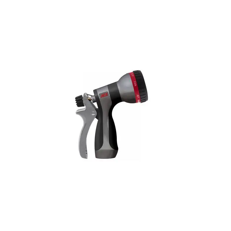 Ace 9 Pattern Adjustable Multi-Pattern Metal Heavy-Duty Hose Nozzle High Quality