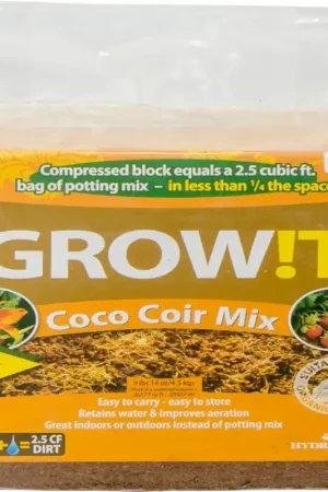 Growit Organic All Purpose Coco Coir Mix 0.37 cu ft Trending