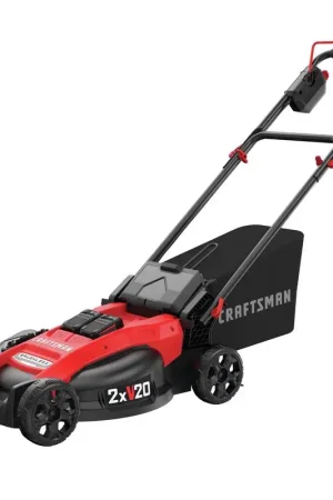 While Supplies Last Craftsman V20 2x20V CMCMW220P2 20 in. Battery Lawn Mower Kit (Battery & Charger)