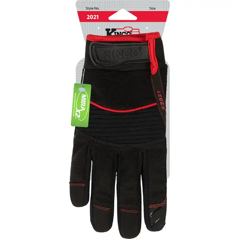 Kinco Handler Men's Indoor/Outdoor Pull-Strap Work Gloves Black L 1 pair Buy Today