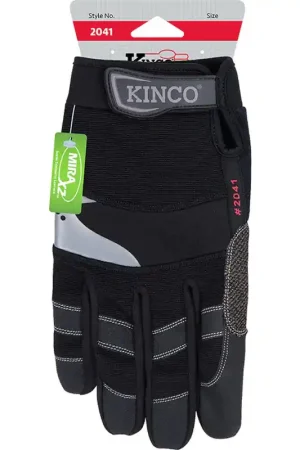 Kinco General Men's Indoor/Outdoor Padded Work Gloves Black M 1 pair Professional Grade